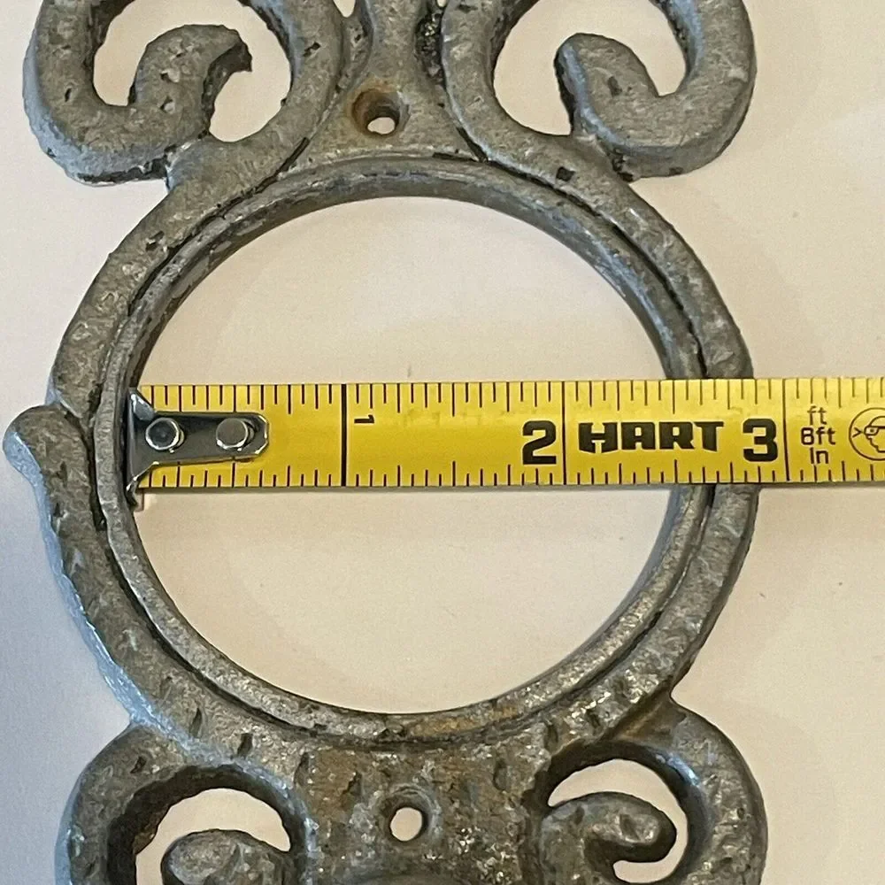 Vintage Aluminum Ornate‎ Door Handles Art Deco Mid-Century 12